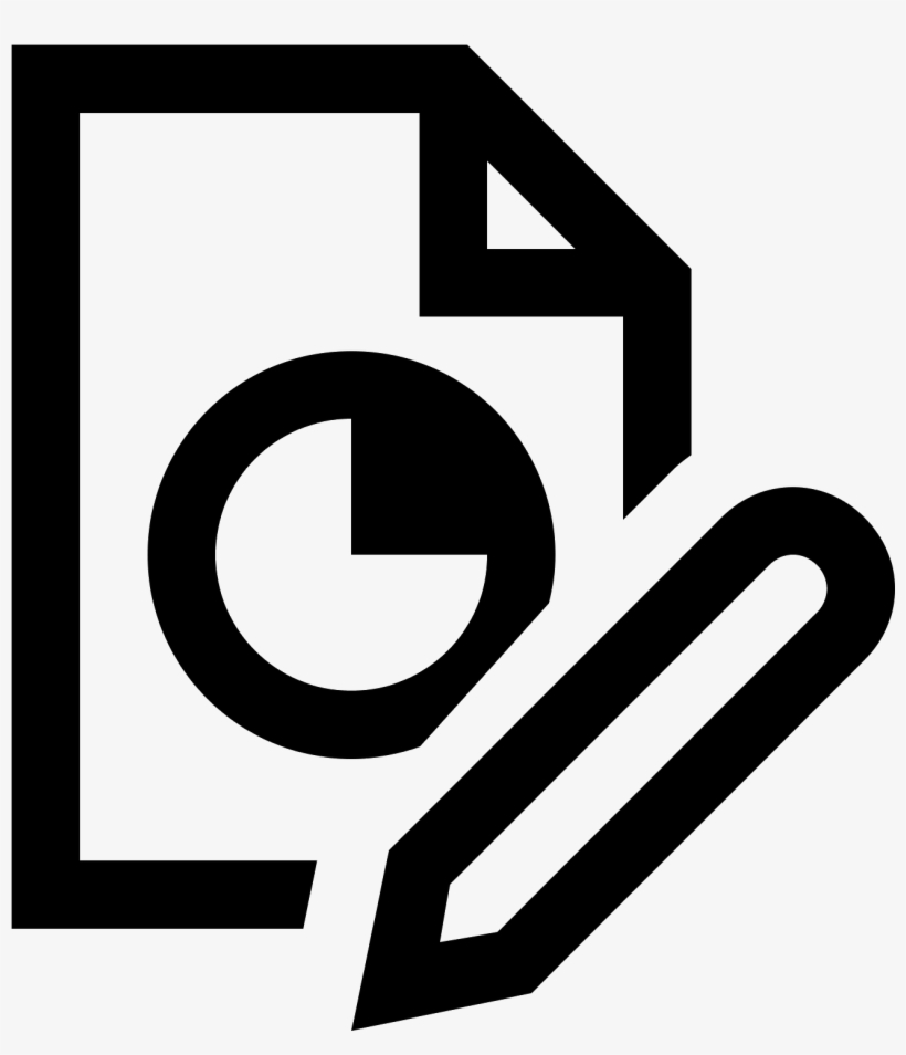Edit Pie Chart Report Icon - Icono Informes Png, transparent png #5416817