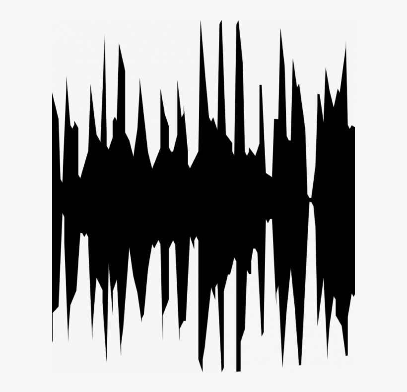 Share - Sound Waves Black And White Clip Art, transparent png #5417398