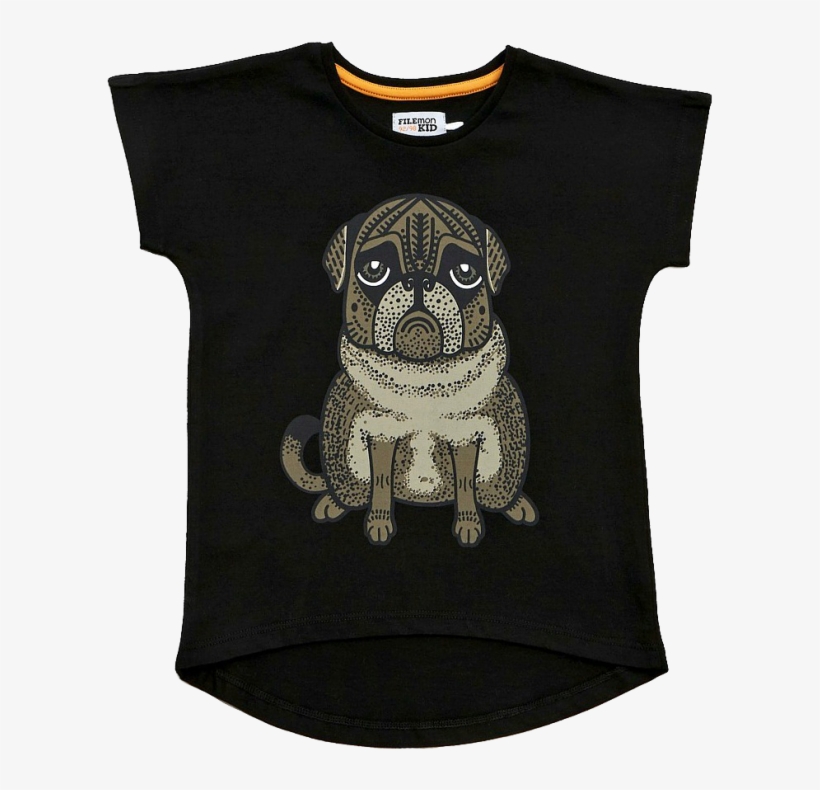 Filemon Kid T-shirt Pug, transparent png #5417586
