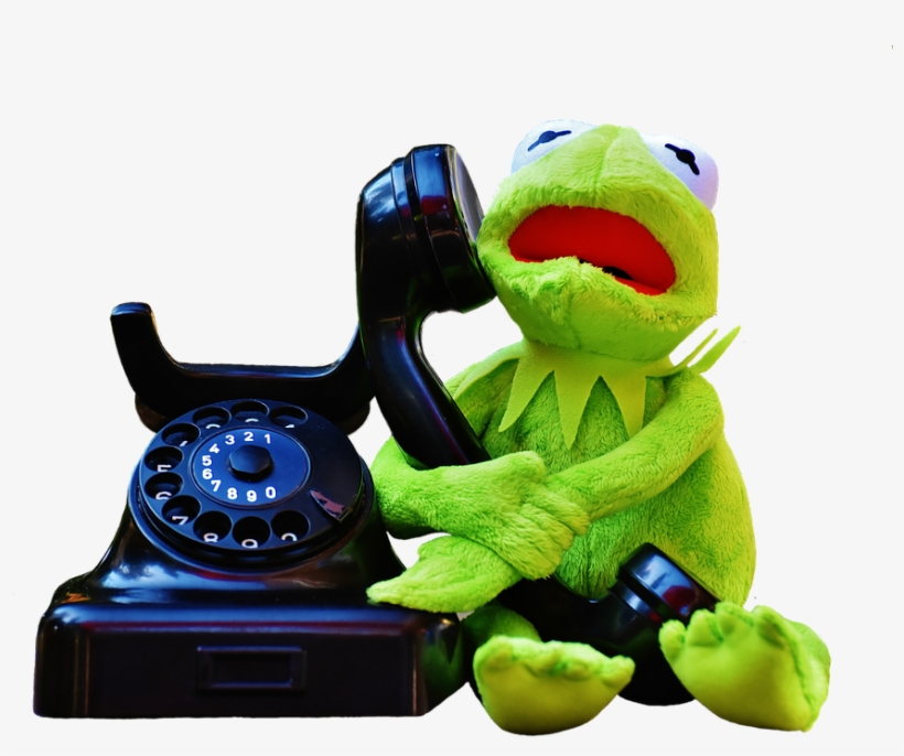 Kermit The Frog Png Kermit Frog Phone - Kermit The Frog, transparent png #5417721