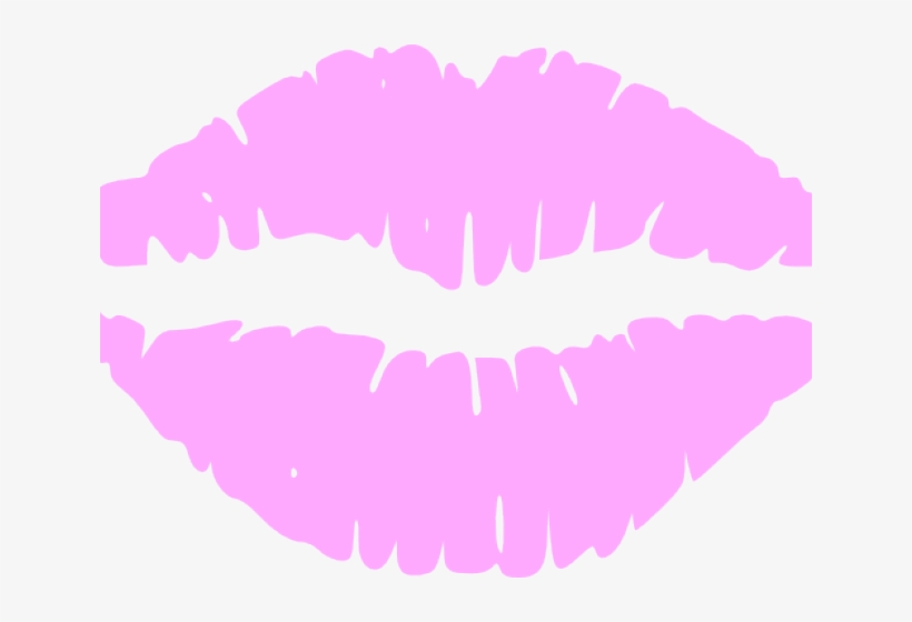 Kiss Clipart Light Pink Lip - Personalised Hen Party Night Do Sash In Pink/birthday, transparent png #5421414