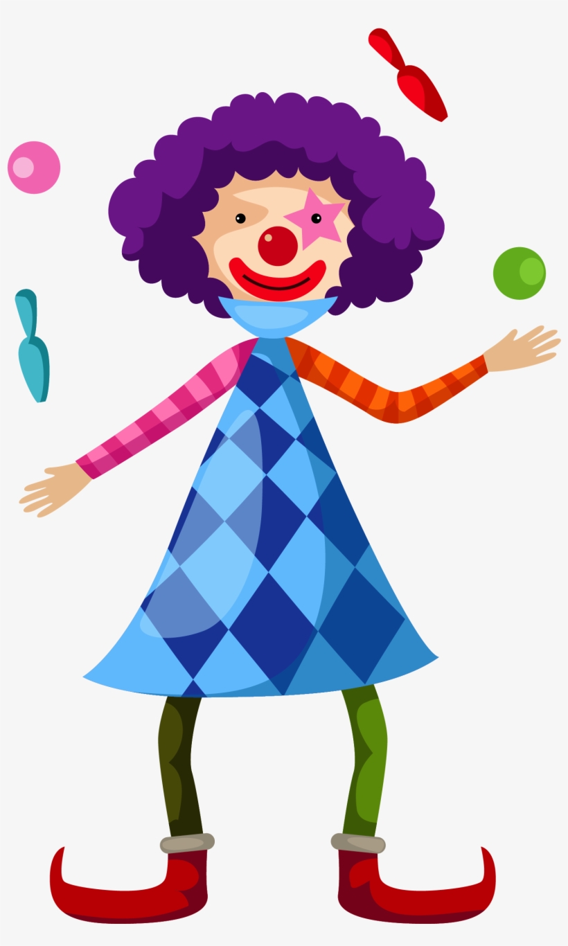 Unlimited Clown Pictures To Color Simple Coloring Page - Dibujos Malabares, transparent png #5422610