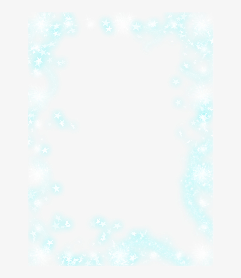 Mq Glitter Stars Silver Frame Frames Border Borders - Paper, transparent png #5423992
