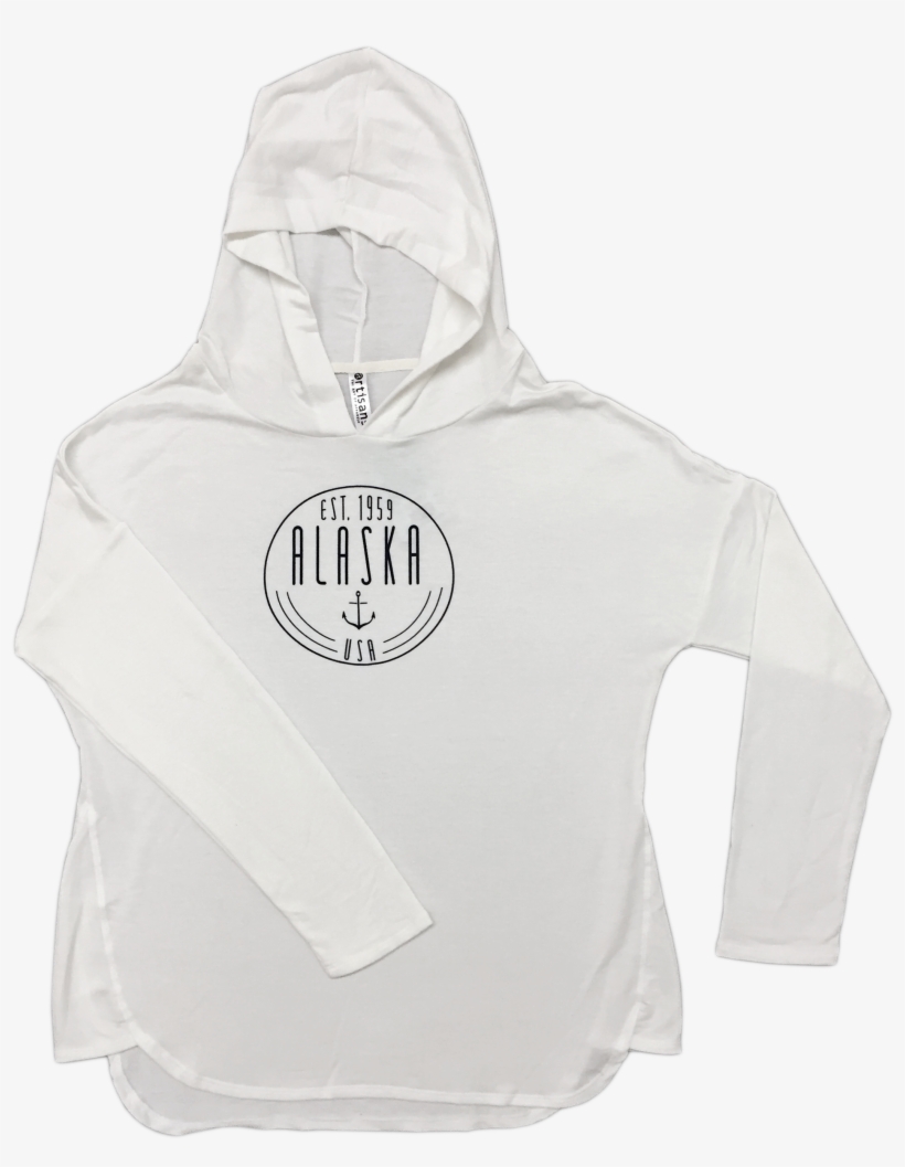 Alaska Katie Hooded Ladies T-shirt - Hoodie, transparent png #5424711
