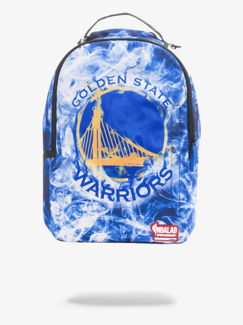 Sprayground- Nbalab Golden State Smoke Backpack - Golden State Warriors Sprayground Backpack, transparent png #5425044