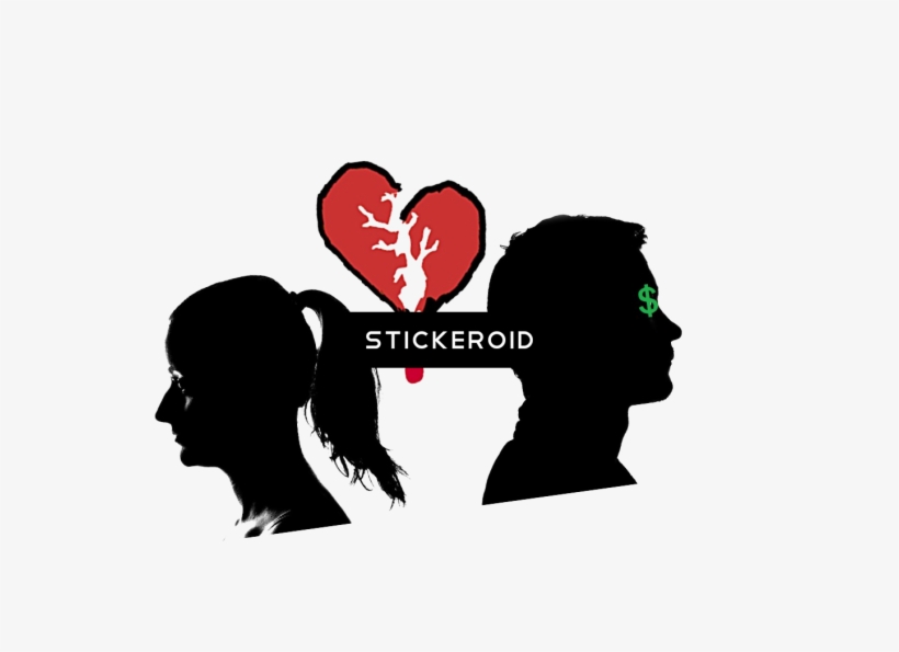 Break Up - Omoton New Ipad 9.7 Inch 2017 Keyboard Case Cover,, transparent png #5425315