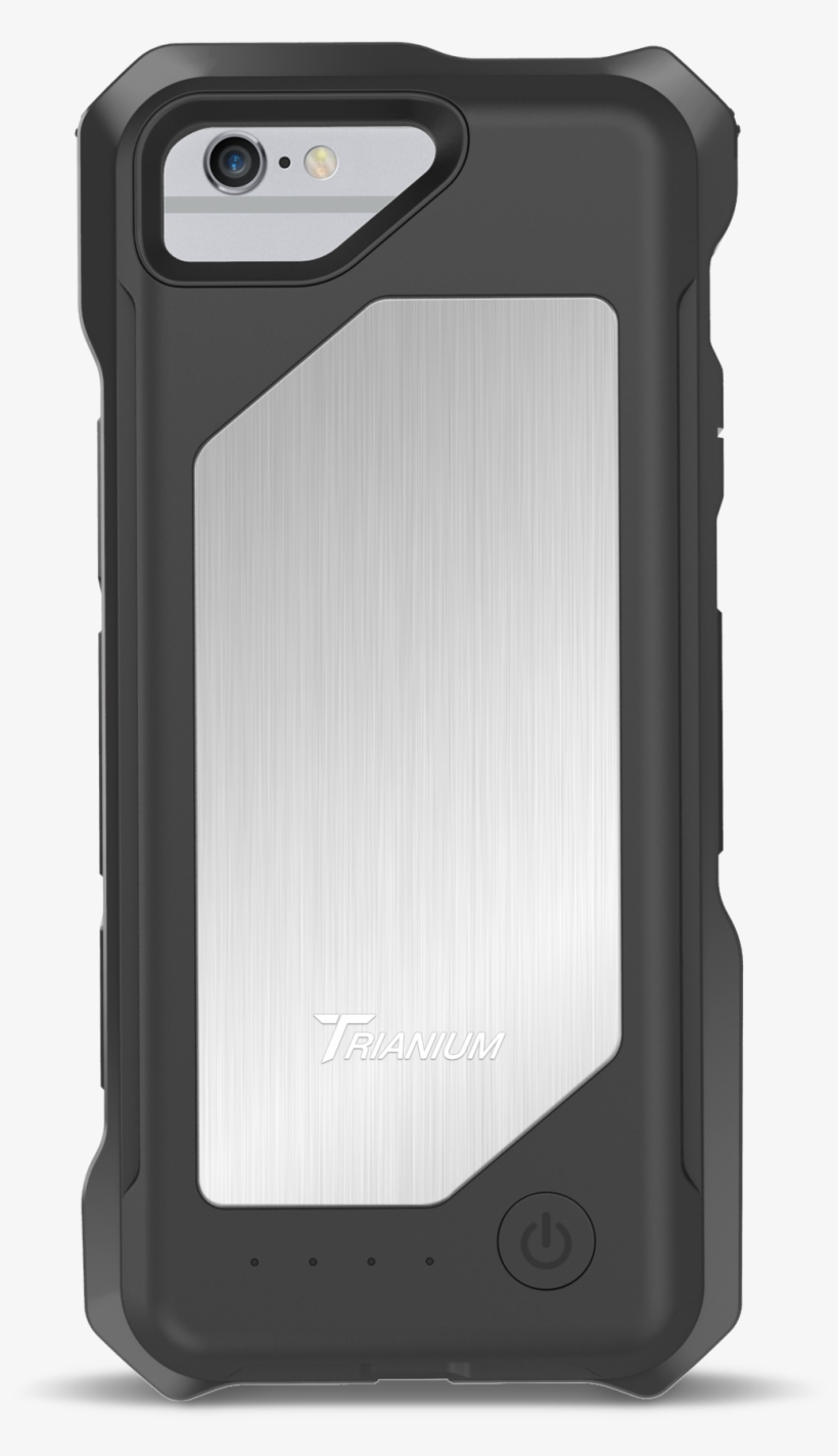 Trianium Aluminium Backplate Battery Case For Iphone - Iphone 6 Plus Trianium Aluminium Case, transparent png #5425506