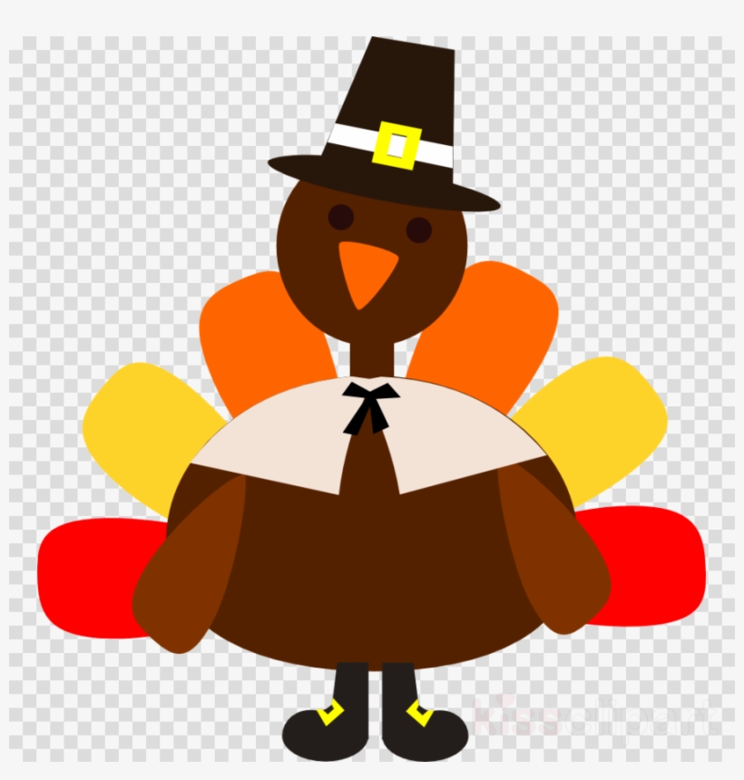 Cartoon Turkey Silhouette Clipart Turkey Thanksgiving - Thanksgiving Turkey Clipart Png, transparent png #5425703