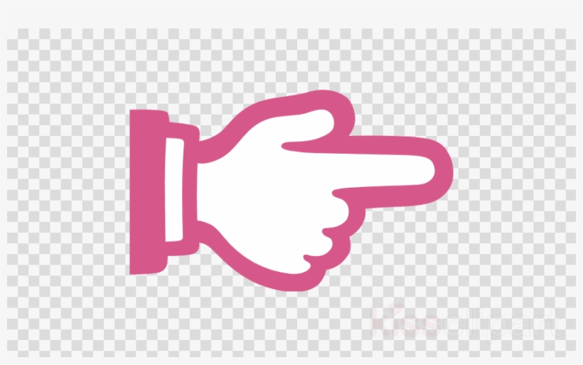 Finger Pointing Right Emoji Clipart Index Finger Emoji - Transparent Background Icon Social Media, transparent png #5425988