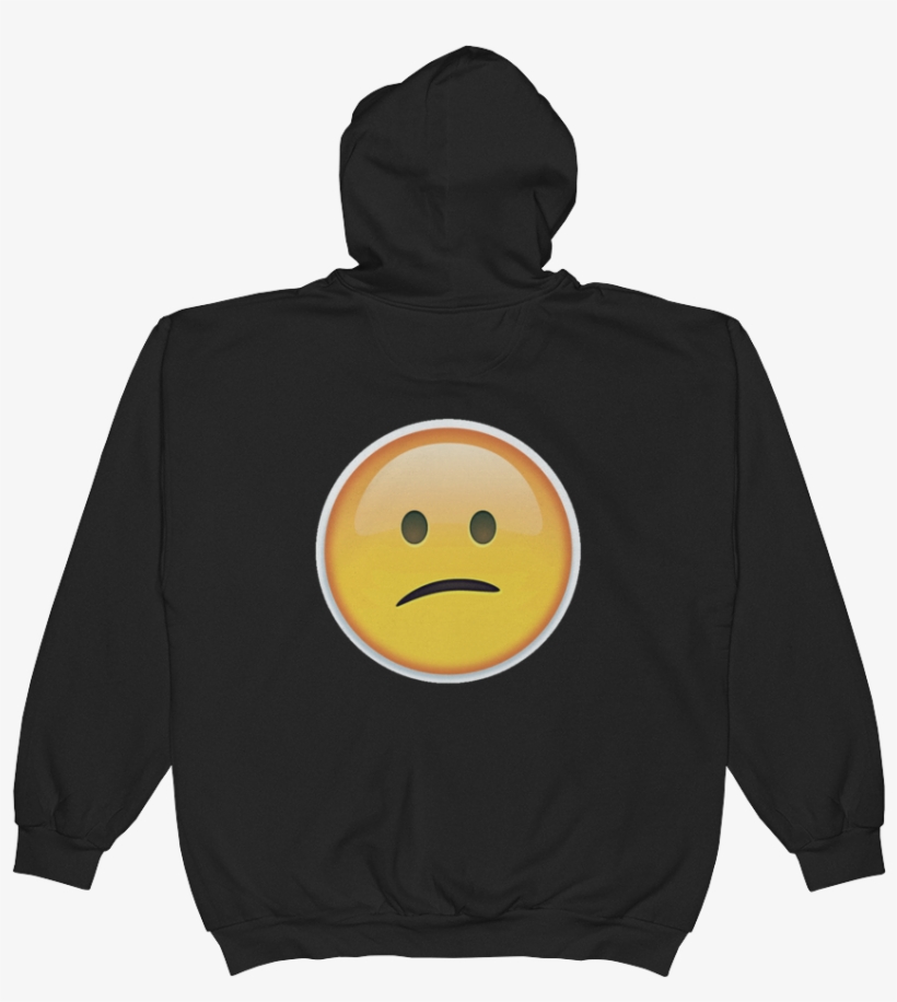 Emoji Zip Hoodie - Sweatshirt, transparent png #5426062