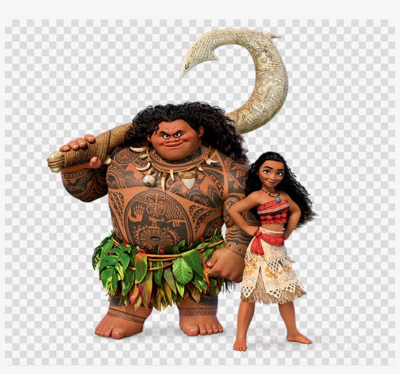 Download Maui Moana Clipart Maui Māui Hei Hei The Rooster - Moana Birthday Card, transparent png #5426146