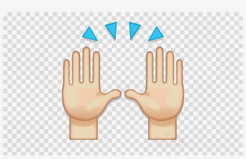 Hands Emoji Png Clipart Emoji Clip Art - Praise Hands Emoji Png, transparent png #5426288