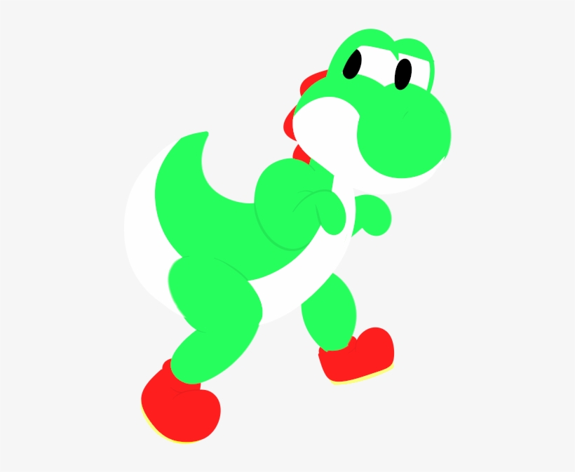 Cautious Yoshi - Fur, transparent png #5426672