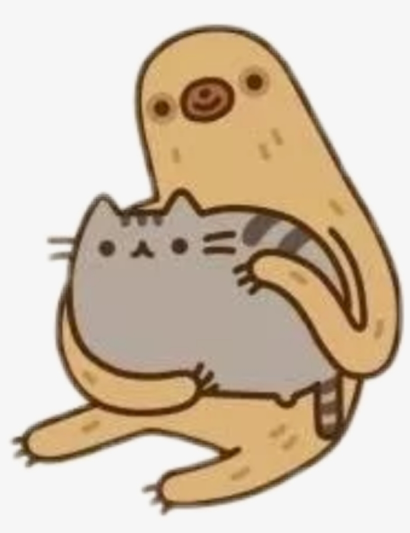 pusheen cat sloth