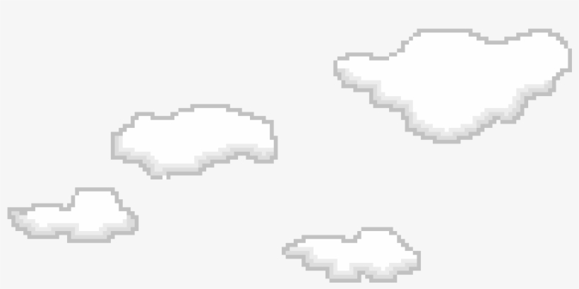 Clouds - Pixel Art, transparent png #5427258