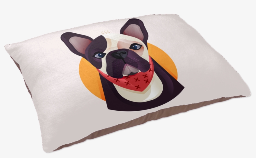 Frenchie World X Nickola Dog Bed - Siamese, transparent png #5429114