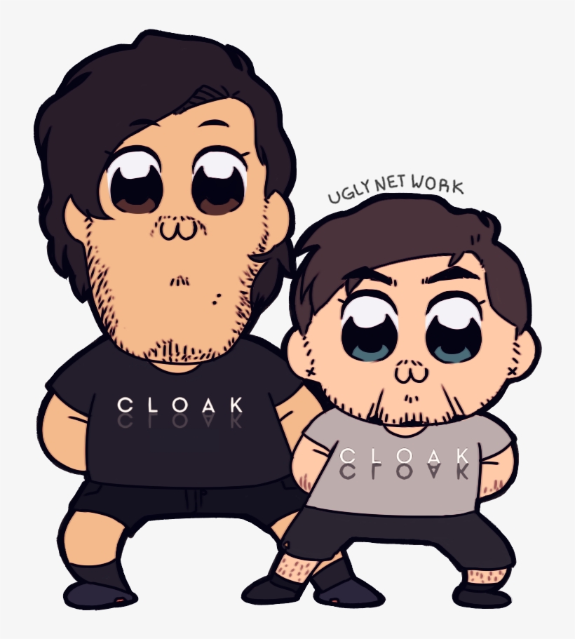 “so That New Vid Cloak, - Markiplier And Jacksepticeye Cloakbrand Black, transparent png #5429115