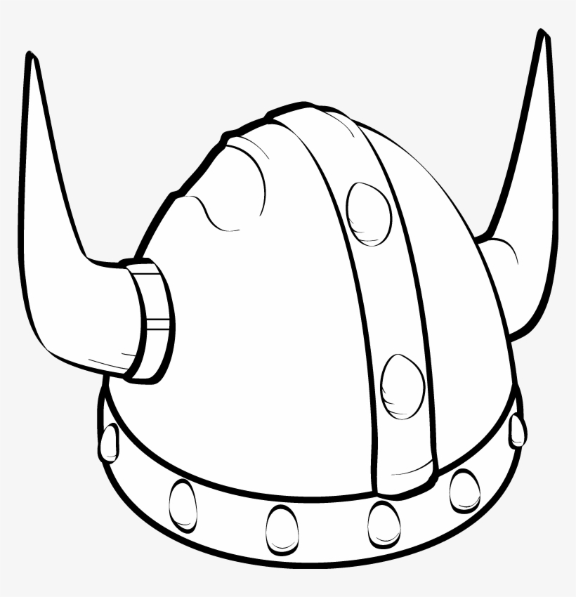 Tegninger Af Vikinger Clipart Coloring Book Minnesota - Easy Drawing Of A Viking, transparent png #5429178