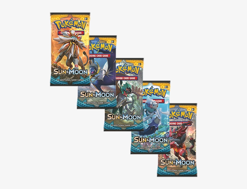 Pokemon Sun & Moon Booster Pack, transparent png #5430188