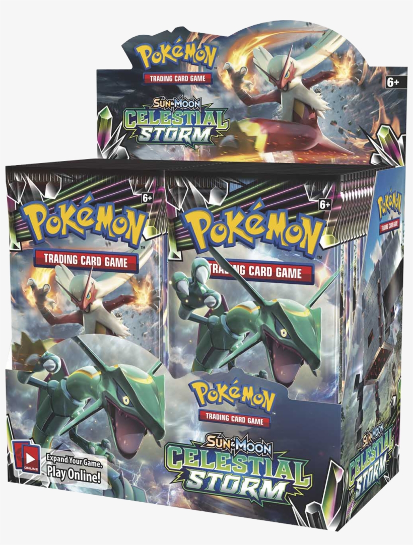 Pokemon - Celestial Storm Booster Box, transparent png #5430317
