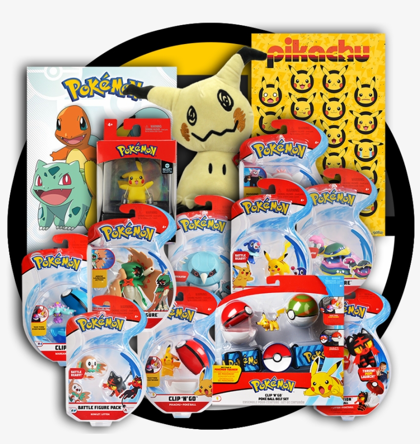 Two 2″ Figure Packs - Trends International Pokemon Poster Book 8.5" X 11", transparent png #5430371