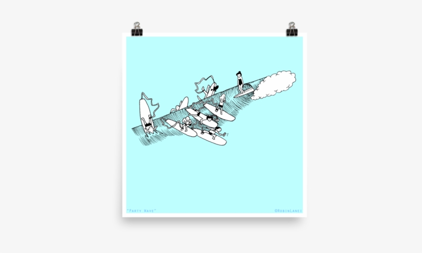 Robin Lanei Art- 'party Wave' - North American P-51 Mustang, transparent png #5430851