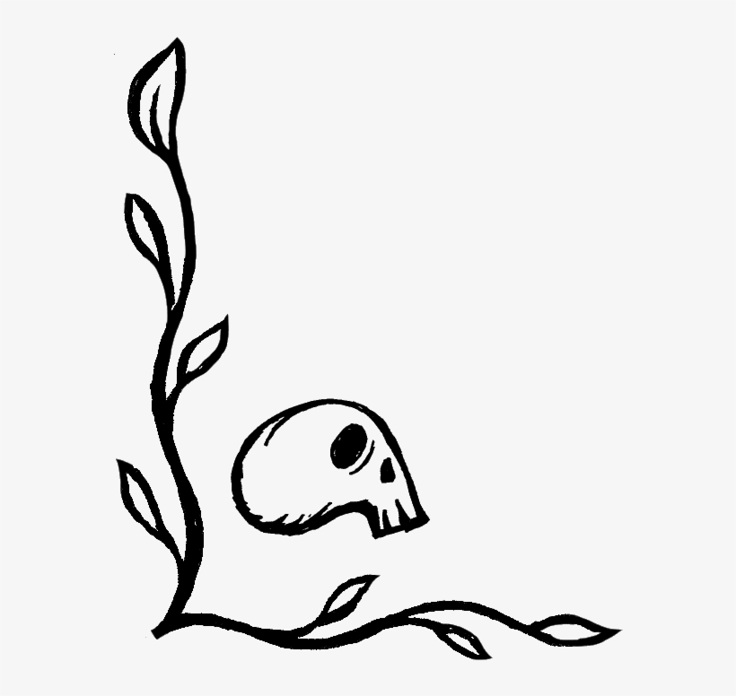 Corner Skull Bottom - Portable Network Graphics, transparent png #5432442