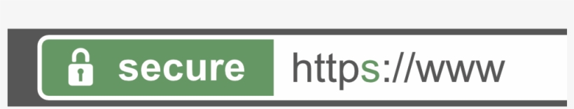 Browser Address Bar With Https Protocol Sign - Ssl Certificate Png, transparent png #5432804