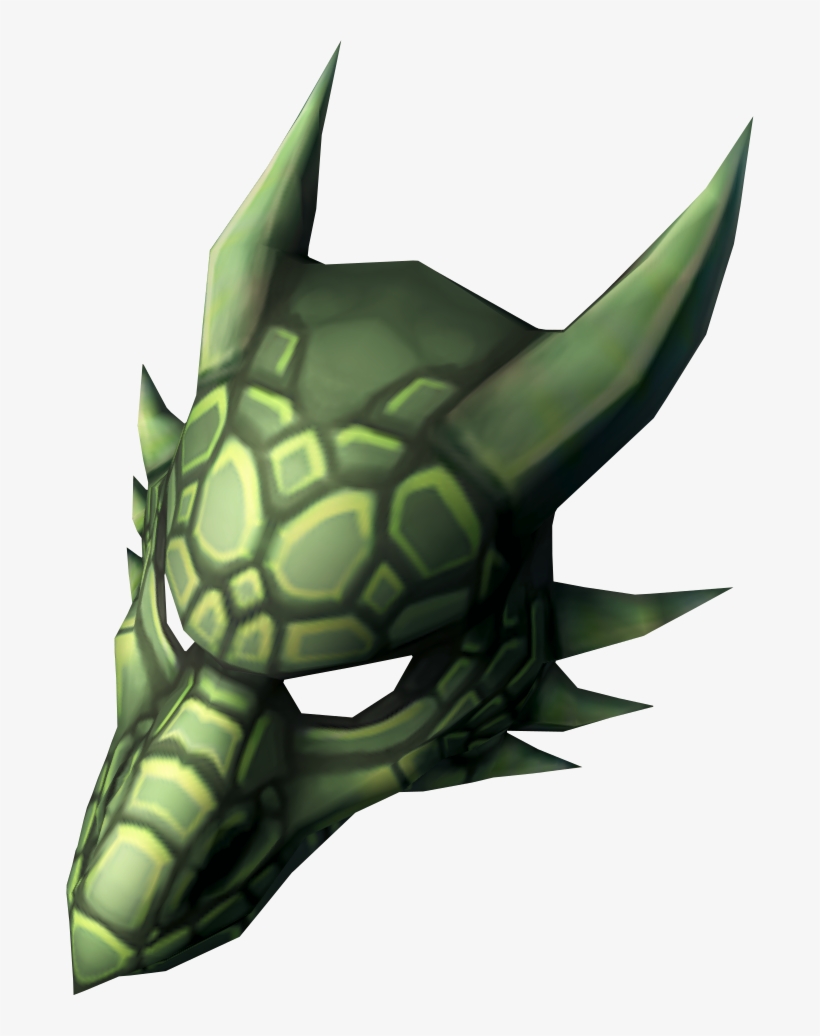 Adamant Dragon Mask Detail - Wiki, transparent png #5434509