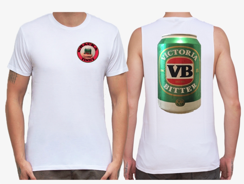 Cracka Tinny - White - Victoria Bitter, transparent png #5434909