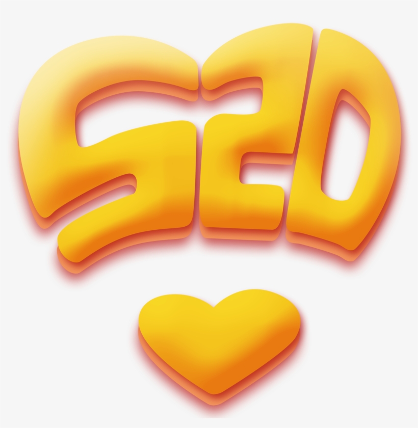 Yellow Heart Shaped 520 Word Art - Portable Network Graphics, transparent png #5436544