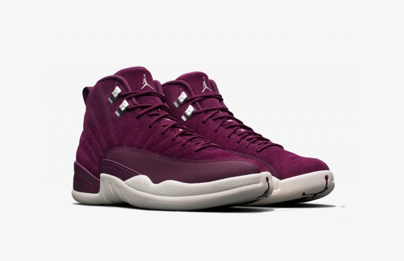 Air Jordan 12 Bordeaux, transparent png #5437026