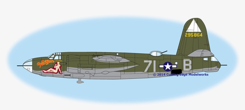 I Love The Dramatic And Extremely Well Executed Nose - North American B-25 Mitchell, transparent png #5437275