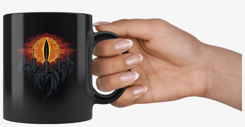 Nazgûl & Eye Of Sauron - Mug, transparent png #5437818