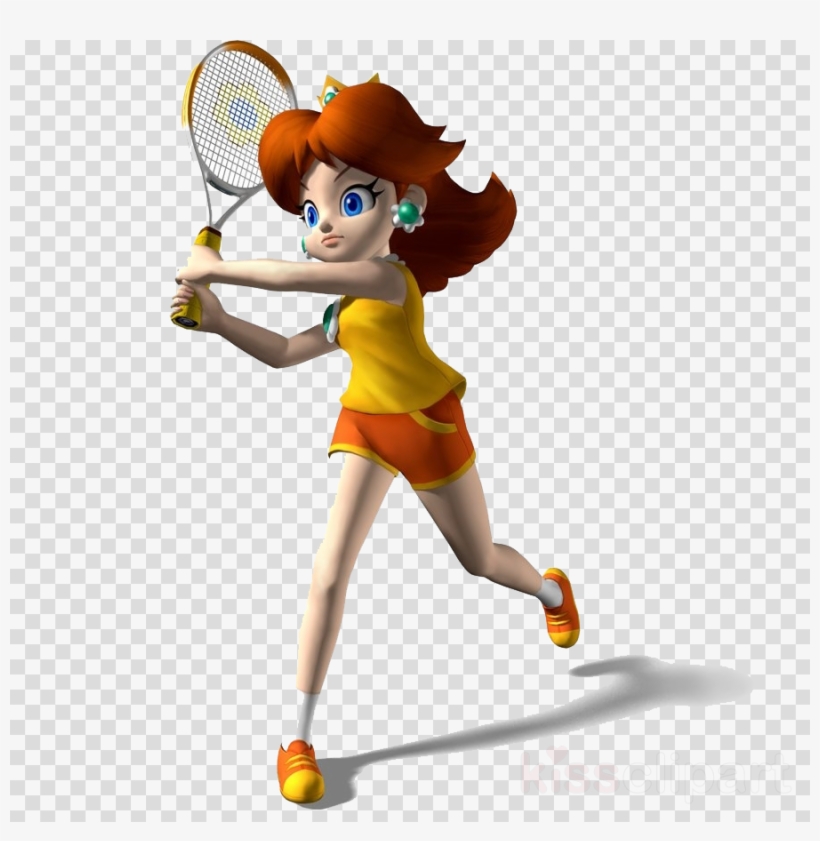 Mario Power Tennis Daisy Clipart Mario Power Tennis - Mario Tennis Princess Peach, transparent png #5438033