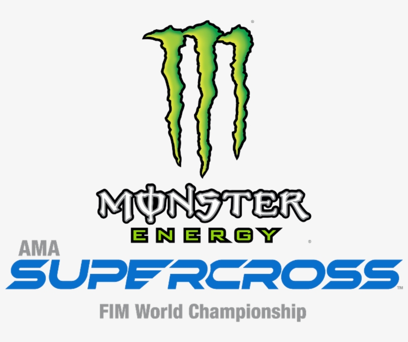 Nbc Sports Kicks Off 2019 Monster Energy Supercross - Monster Energy Supercross Logo, transparent png #5438600