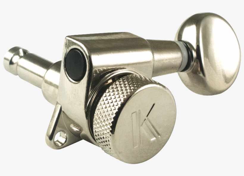 Kluson, 6/line, Oval Metal Button Image - Machine Head - Kluson, 6/line, Oval Metal Button, Nickel, transparent png #5439826