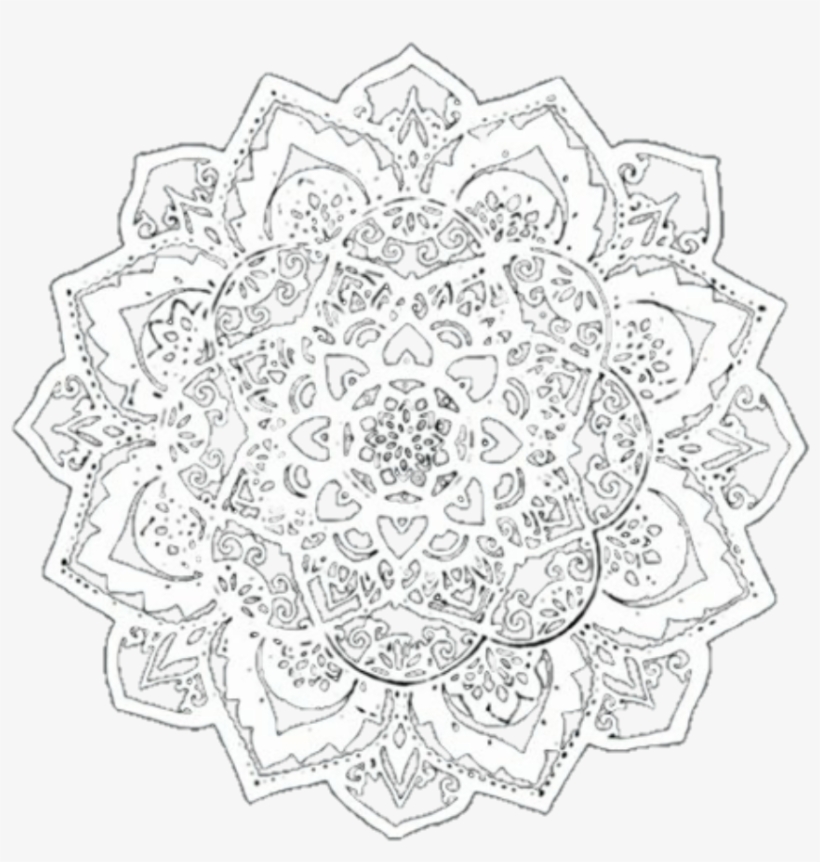 26 Images About For Icon On We Heart It - Mandala Overlay, transparent png #5440459