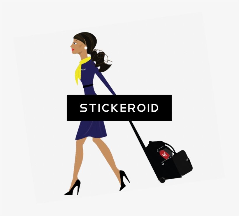 Flight Attendant Pic - Illustration, transparent png #5441161