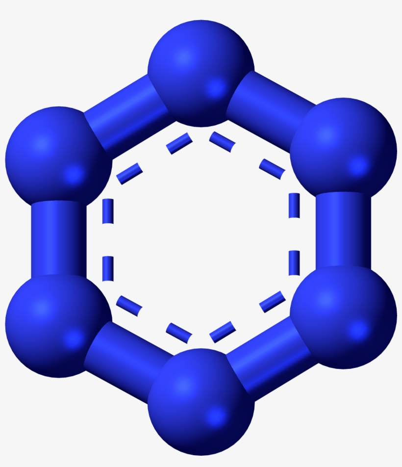 Hexazine 3d Balls - Molecule, transparent png #5441914