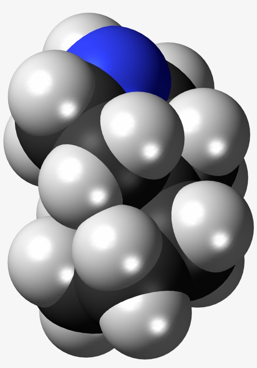 Azaspirodecane 3d Spacefill - Azaspirodecane, transparent png #5442087