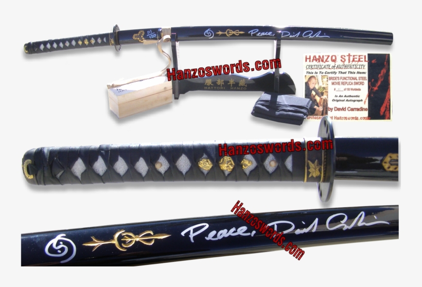 This Is A Forged Functional Steel Replica Sword Autographed - Explosive Weapon, transparent png #5442446