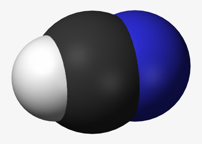 Hydrogen Cyanide 3d Vdw - Hydrogen Cyanide Ac, transparent png #5442664