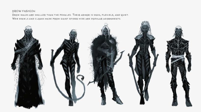 Ooa22aw-11 - Male Drow 5e, transparent png #5443452