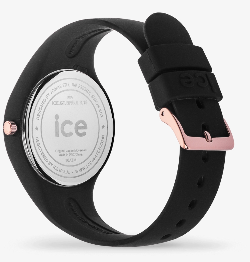 Ice Glitter - Black Rose-gold - Ice-watch Ice Glitter, transparent png #5443688