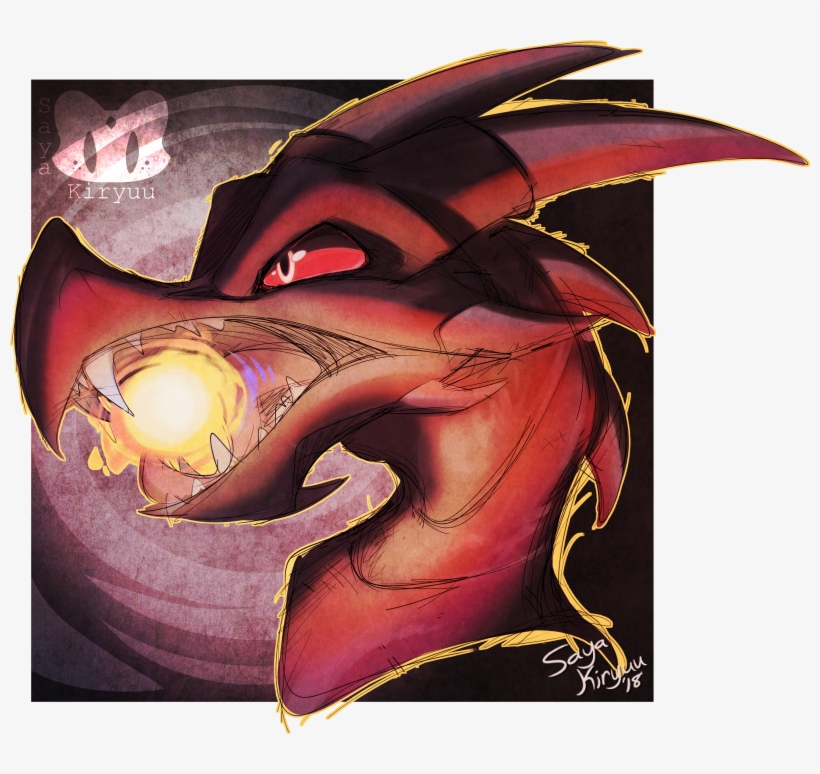 Red-eyes Black Dragon Doodle - Dragon, transparent png #5443826