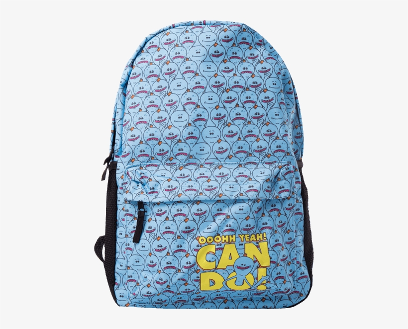 1 Of - Meeseeks Rick And Morty Backpack, transparent png #5443994