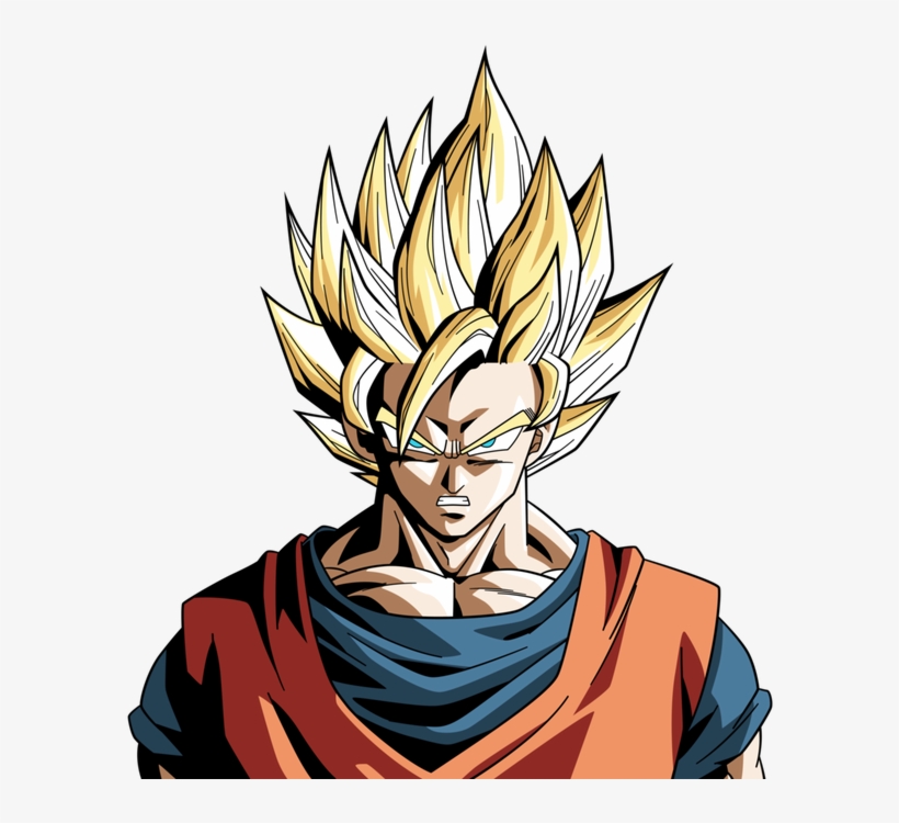 Super Saiyan 2 Hair Png Vector Free Stock - Sangoku Super Saiyan 2, transparent png #5444112