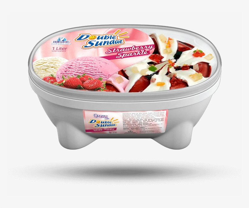 Strawberry Sparkle - Igloo Double Sundae Ice Cream, transparent png #5444395