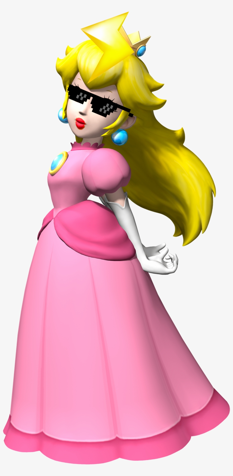 Princess Peach Clipart Fantendo - Mario Kart Princess Peach, transparent png #5446476
